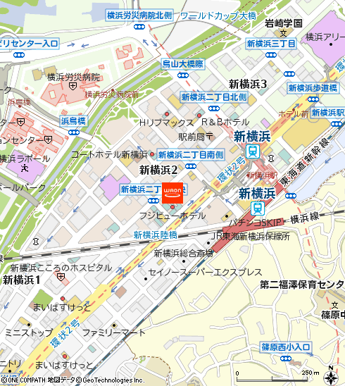 まいばすけっと新横浜アリーナ通り店付近の地図